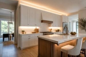 Above-Cabinet Lighting Can Make Kitchens Feel Larger