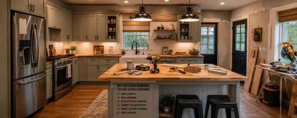 DIY Kitchen Remodel Tips That Actually Save Money