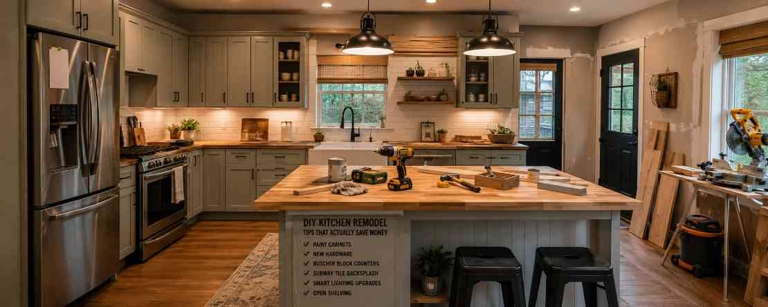 DIY Kitchen Remodel Tips That Actually Save Money