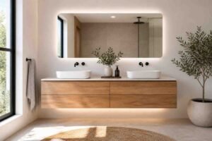 Floating Cabinets Create Instant Visual Space
