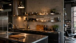 Floating Shelves With Integrated Lighting