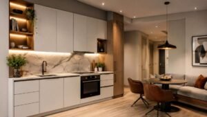 Glass Cabinet Fronts And Smart Lighting