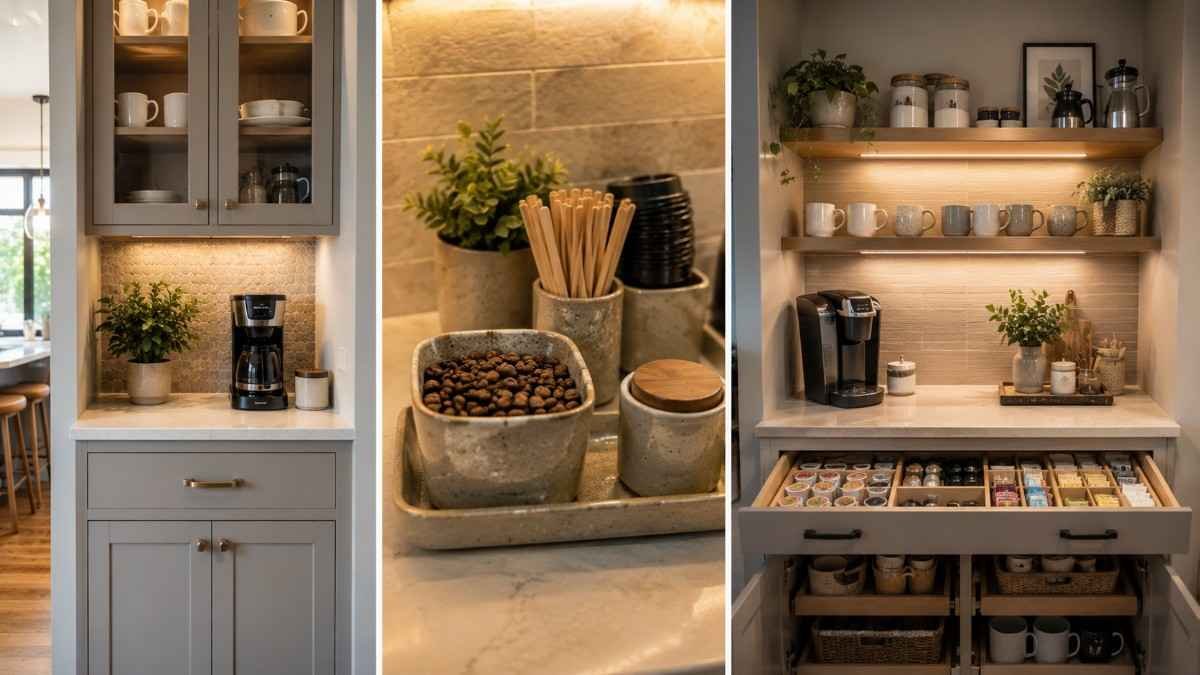 How To Create A Kitchen Coffee Station Idea