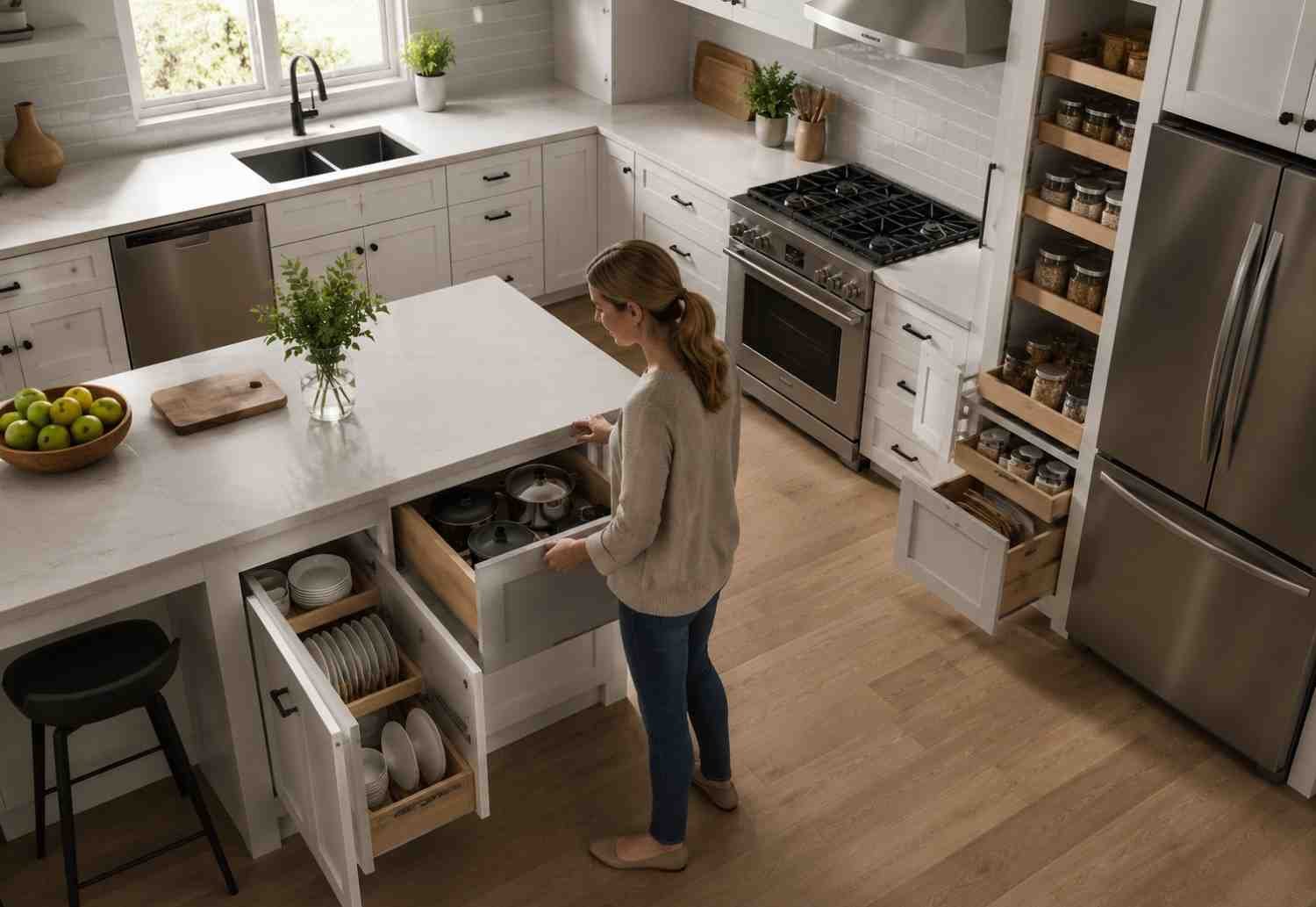 Practical Cabinet Layouts That Make Everyday Kitchens Easier to Use