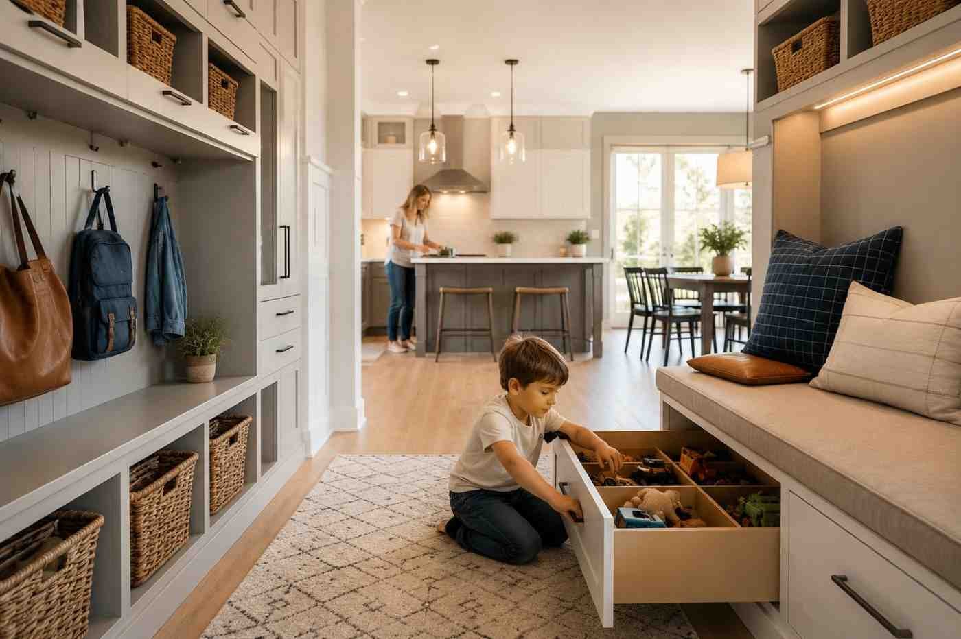 The Best Integrated Storage Solutions for Modern Family Homes